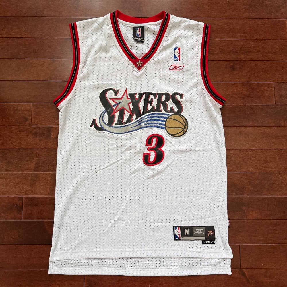 Philadelphia 76ers Allen Iverson #3 Authentic Basketball Jersey
